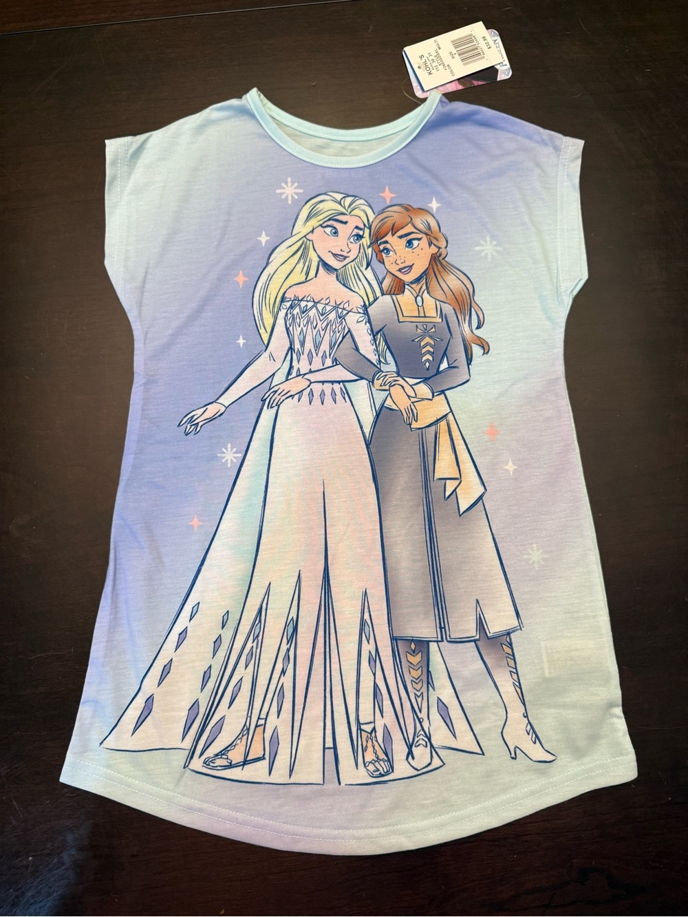 Disney Frozen Sisters Ombre night gown in Light Blue and Lilac